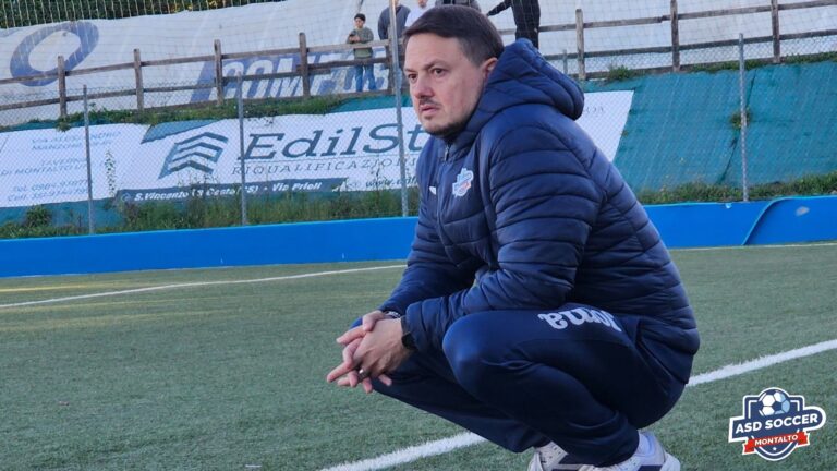 Mister Bria post decimo impegno stagionale della Soccer Montalto contro il Geppino Netti Bravi a sbloccarla subito, era importante la vittoria
